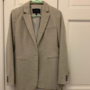 Banana Republic Gray Wool Blazer, Small